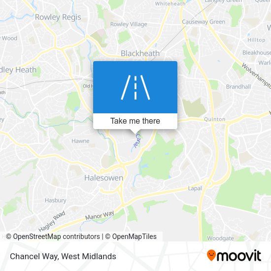 Chancel Way map