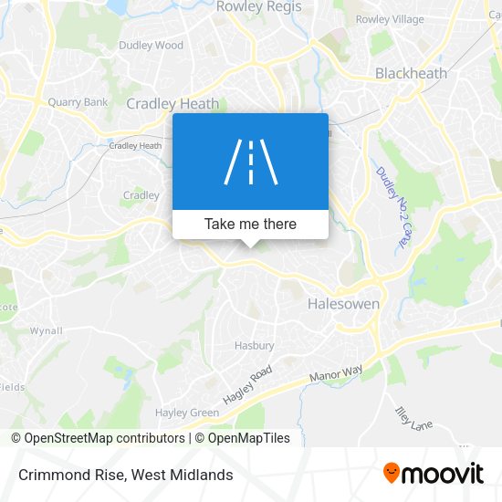 Crimmond Rise map