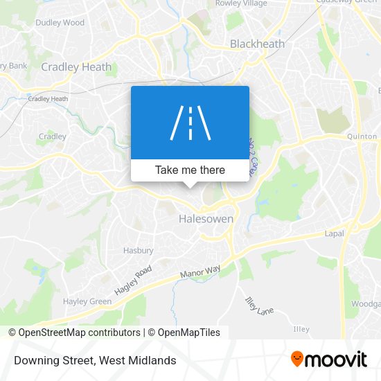 Downing Street map