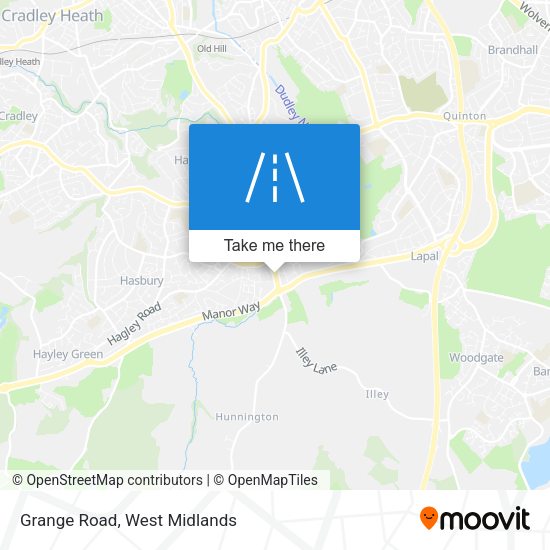 Grange Road map