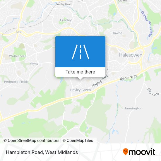 Hambleton Road map
