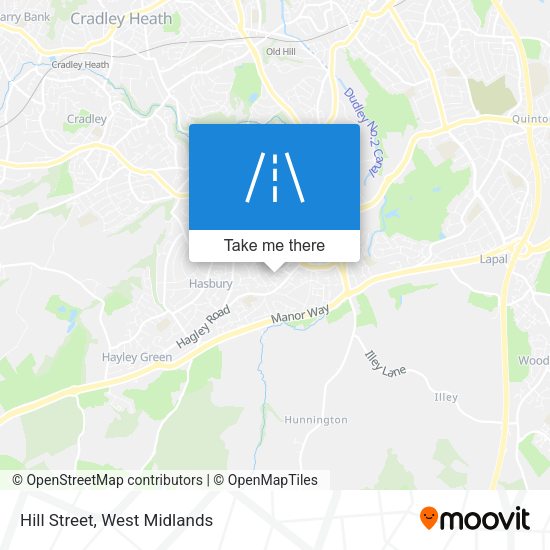 Hill Street map