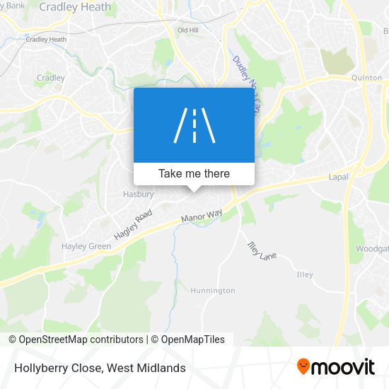 Hollyberry Close map