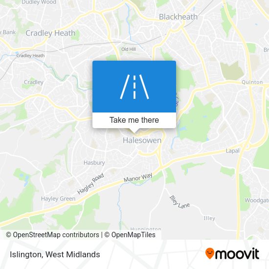 Islington map