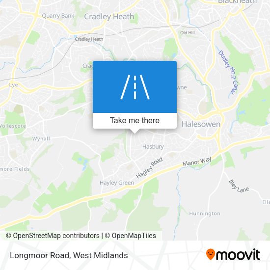 Longmoor Road map