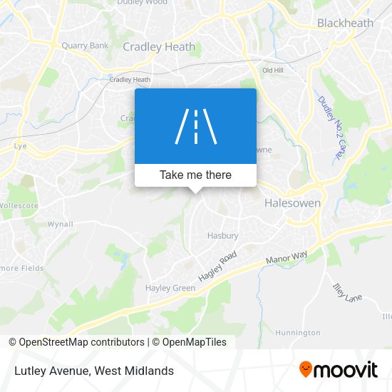 Lutley Avenue map