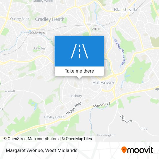 Margaret Avenue map