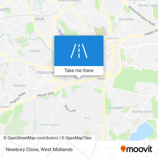 Newbury Close map
