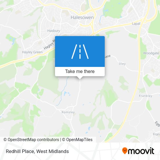 Redhill Place map