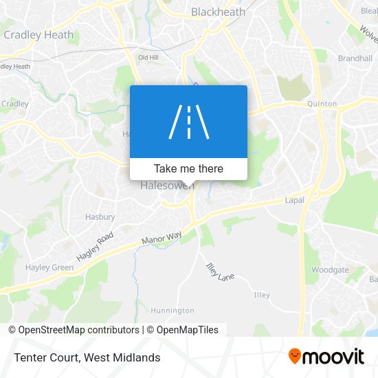 Tenter Court map