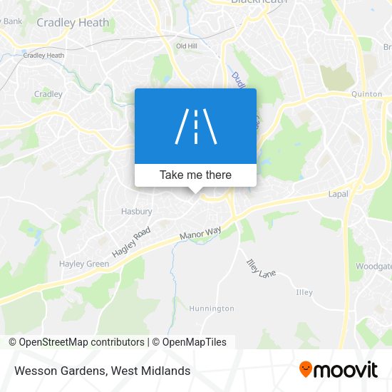 Wesson Gardens map