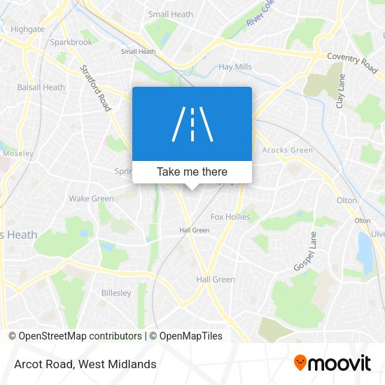 Arcot Road map