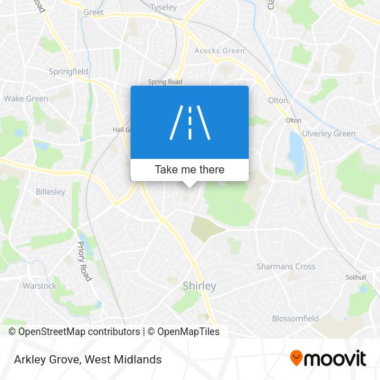 Arkley Grove map