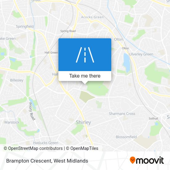 Brampton Crescent map