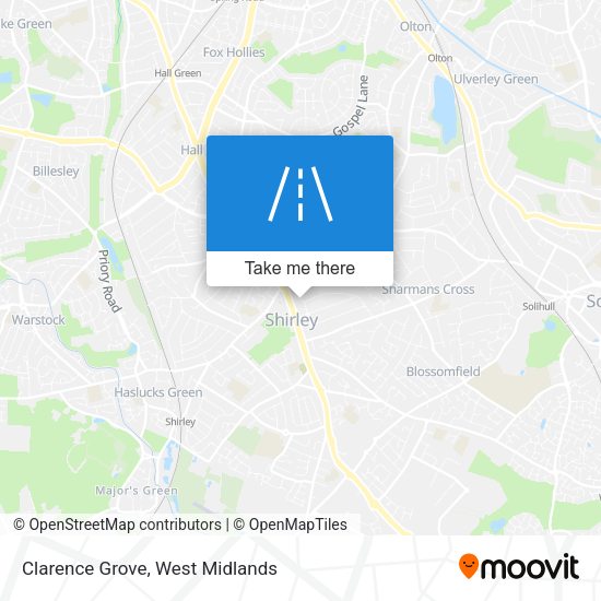Clarence Grove map