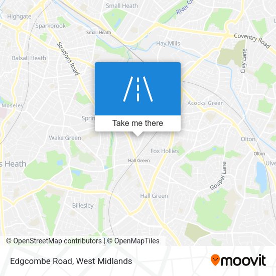 Edgcombe Road map