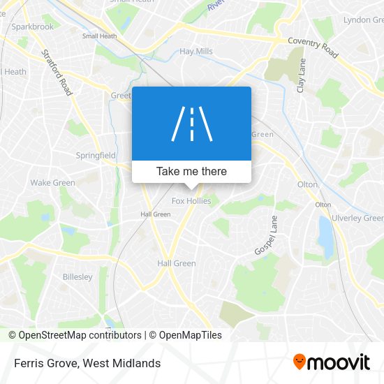 Ferris Grove map