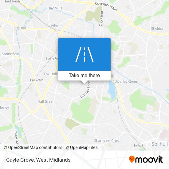 Gayle Grove map