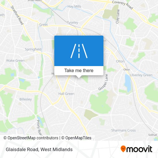 Glaisdale Road map