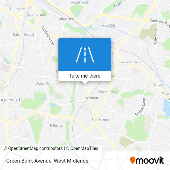 Green Bank Avenue map