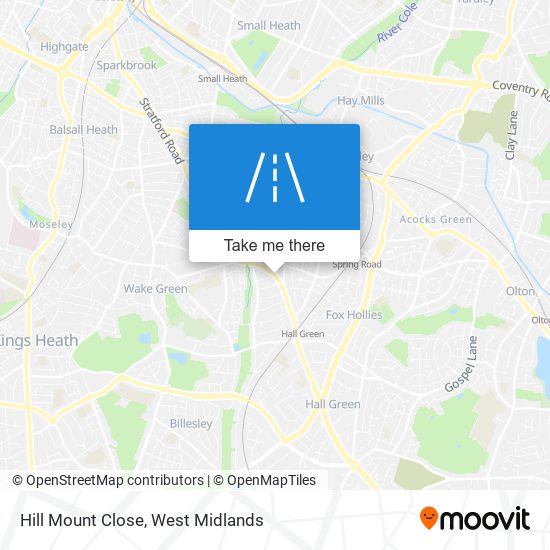 Hill Mount Close map