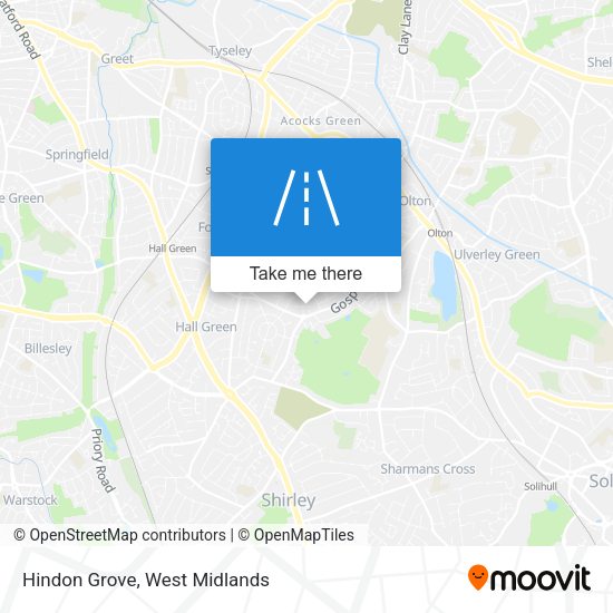 Hindon Grove map