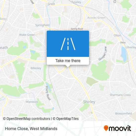 Home Close map