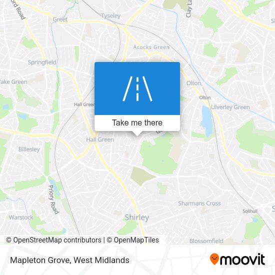 Mapleton Grove map