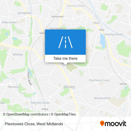 Plestowes Close map