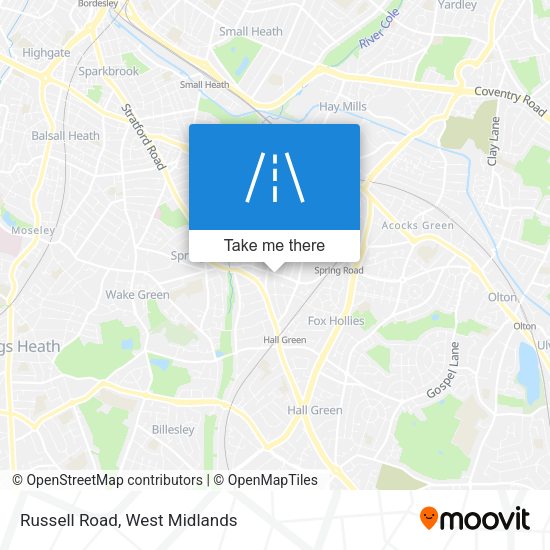 Russell Road map