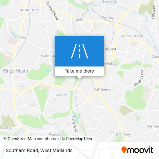 Southam Road map