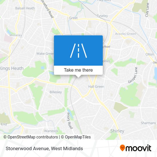 Stonerwood Avenue map