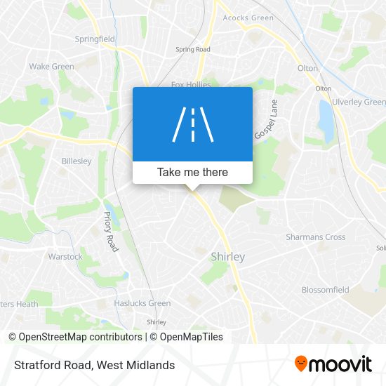 Stratford Road map