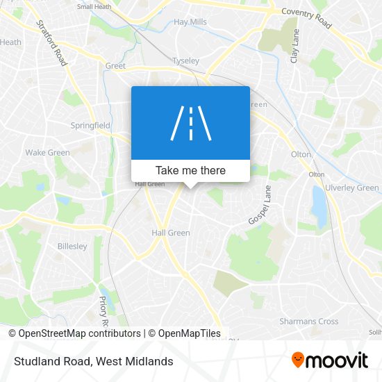 Studland Road map
