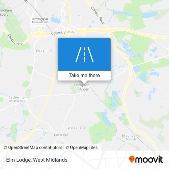 Elm Lodge map