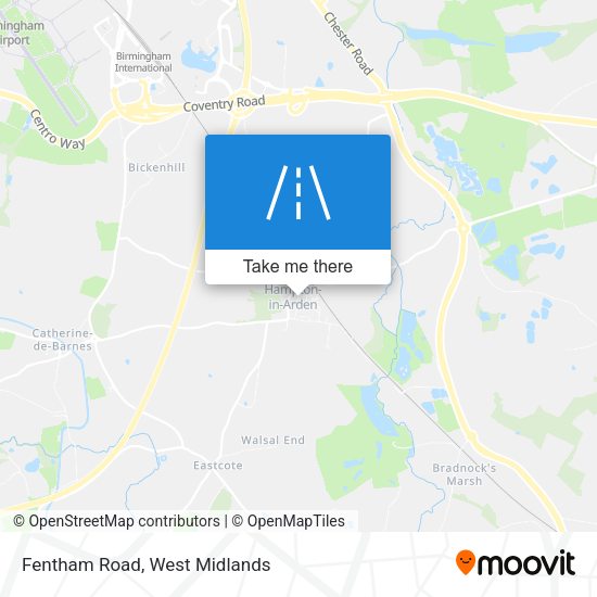 Fentham Road map