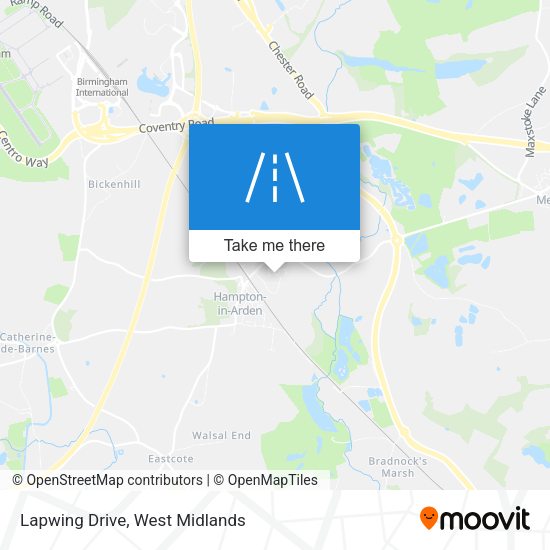 Lapwing Drive map