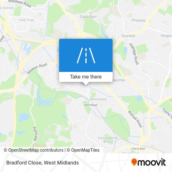 Bradford Close map