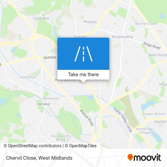 Chervil Close map