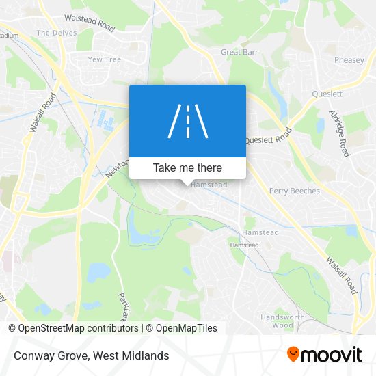 Conway Grove map