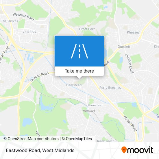 Eastwood Road map