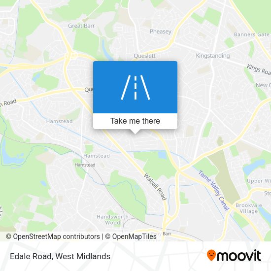 Edale Road map