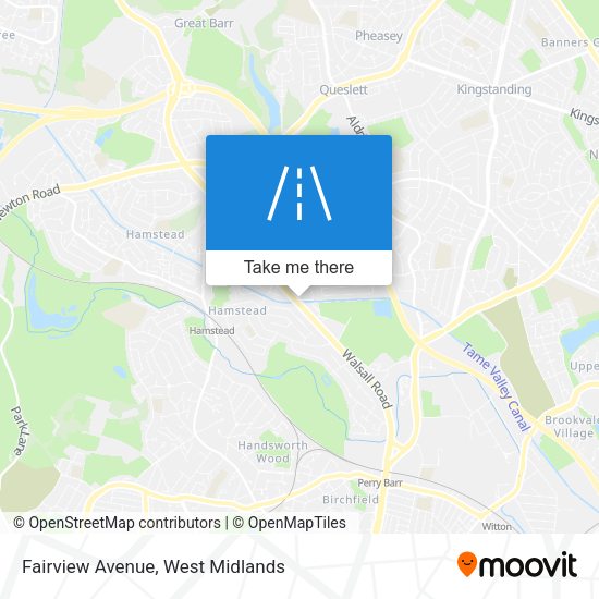 Fairview Avenue map