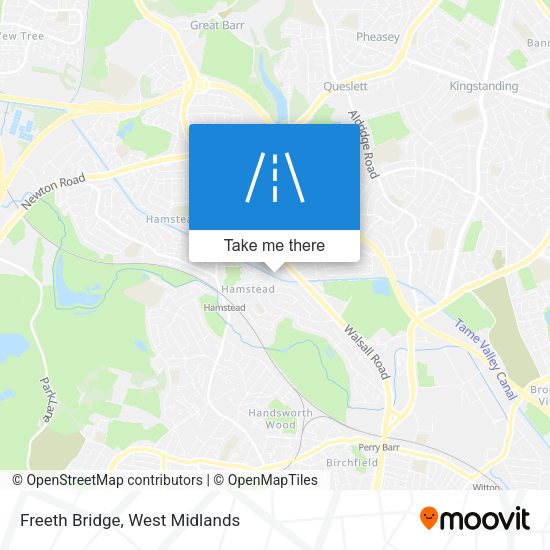 Freeth Bridge map