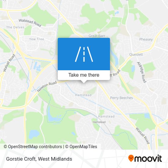 Gorstie Croft map