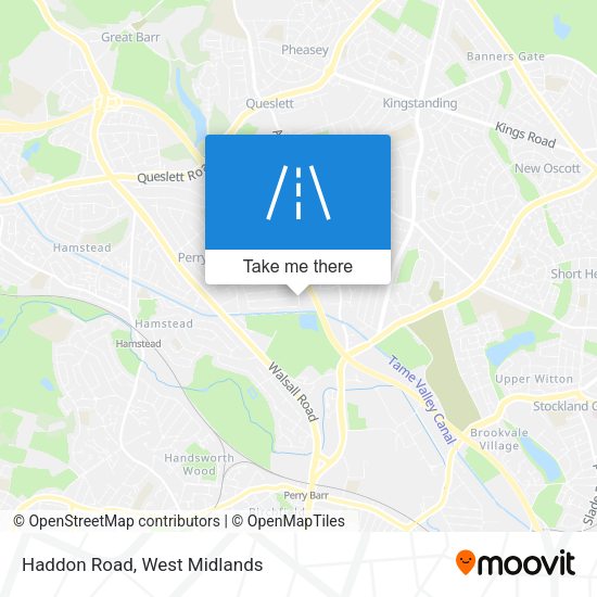 Haddon Road map