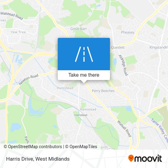 Harris Drive map