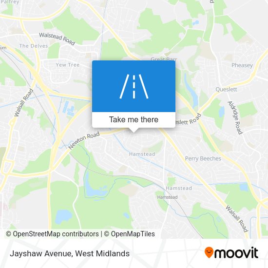Jayshaw Avenue map