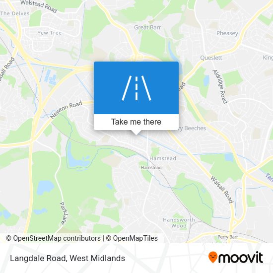 Langdale Road map