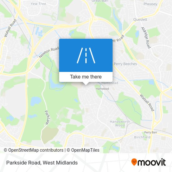 Parkside Road map